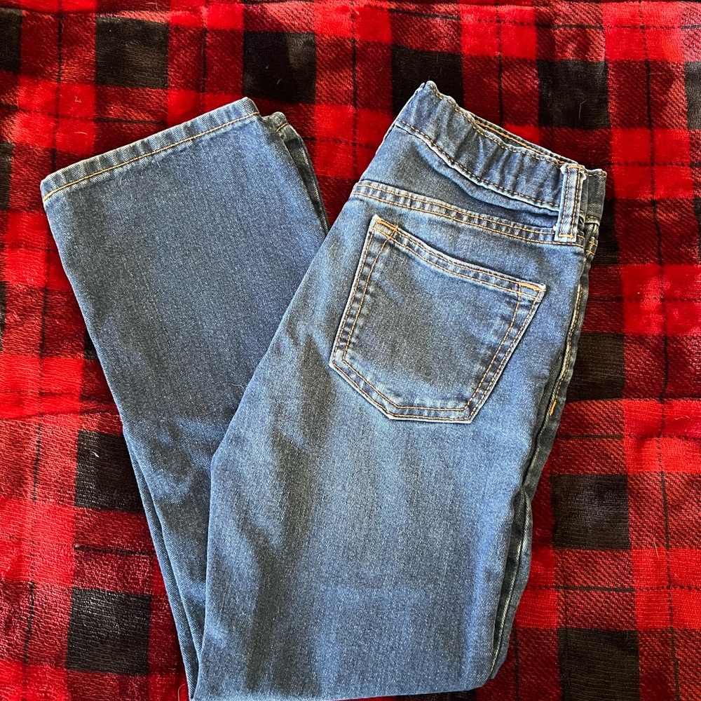 Old Navy Straight Leg Boy Jeans – Size 8 – Adjustable Waist – EUC